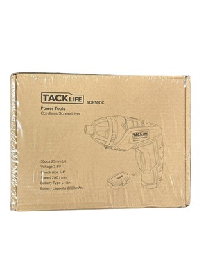 Cordless Screwdriver, Tacklife SDP51DC 3.6V 2000mAh Rechargeable Lithium Battery