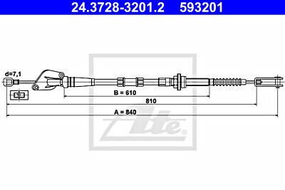 Clutch Cable For KIA Picanto 41510-07100