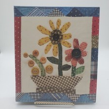 VTG Hallmark Patchwork Photo Album With Pages PHA7340