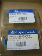 6 Graphic Controls disposable marker pens blue 82-53-1003-03 10560523 lot of 6