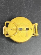 Lensatic Compass Vintage Liquid Filled Japan   works