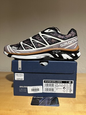 SALOMON XT-6 For COTD x COSTS Men's Size 10 US Black/Vanilla Ice
