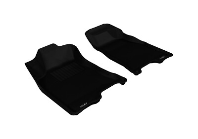 3D MAXpider 04-12 Fits Chevrolet Fits GMC Colorado Canyon 1st Row Blk Floor Mat