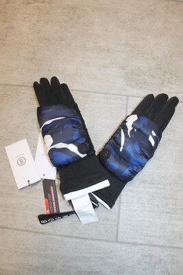 Bogner Touch A Women Gloves Blue Black Size M TouchTec Function for Mobile