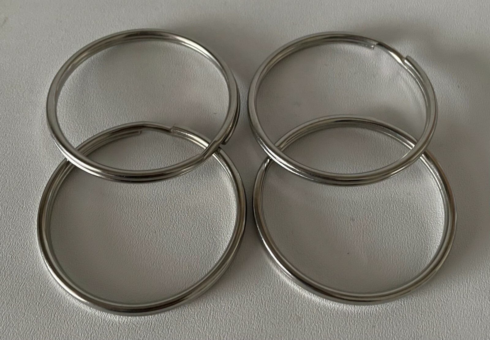 2" (50mm) 304 Stainless Steel Split Key Rings, Key Rings 4 Pieces eBay