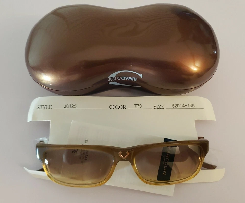 Just cavalli Roberto cavalli Gafas de sol Marrón, Nuevas con estuche y etiquetas Foto 2 de 4