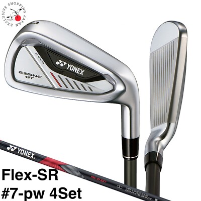 YONEX Golf 2024 EZONE GT Iron Club #7-pw 4p Set RK-04GT Graphite Shaft Flex SR