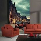 3D Car Building Sky B405 Transport Wallpaper Mural Self-adhesive Removable Wendy