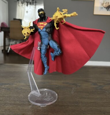 Custom Dc multiverse Superman Eradicator Wired Red Cape NOT FIGURE