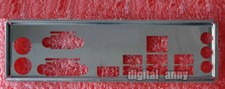 I/O Shield For ASRock FM2A75M-HD  FM2A55M-HD Motherboard Backplate IO
