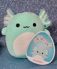 Squishmallows SeaLife Deep Sea Squad Anastasia the Mint Green Axolotl 5" NWT