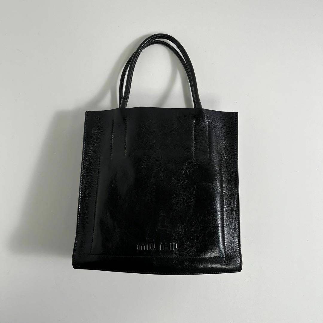 MIU MIU 1999 Vintage Leather Handbag Tote Bag Y2K 00s MIU MIU 1999 Vintage Leather Handbag Tote Bag Y2K 00s