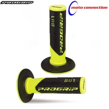 PRO GRIP 801 BLACK / FLUO YELLOW MX HANDLEBAR GRIPS SUZUKI RMZ250 05-23 MOTO-X