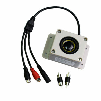 Waterproof Outdoor Mic Speaker for Security IP Camera Audio Recording NEW