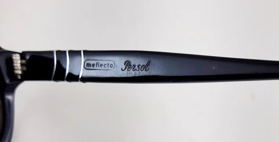 GAFAS DE SOL VINTAGE PERSOL MEFLECTO 58104 PATENTE RARAS 54-74 HECHAS EN ITALIA TAMAÑO MEDIANO Foto 4 de 4