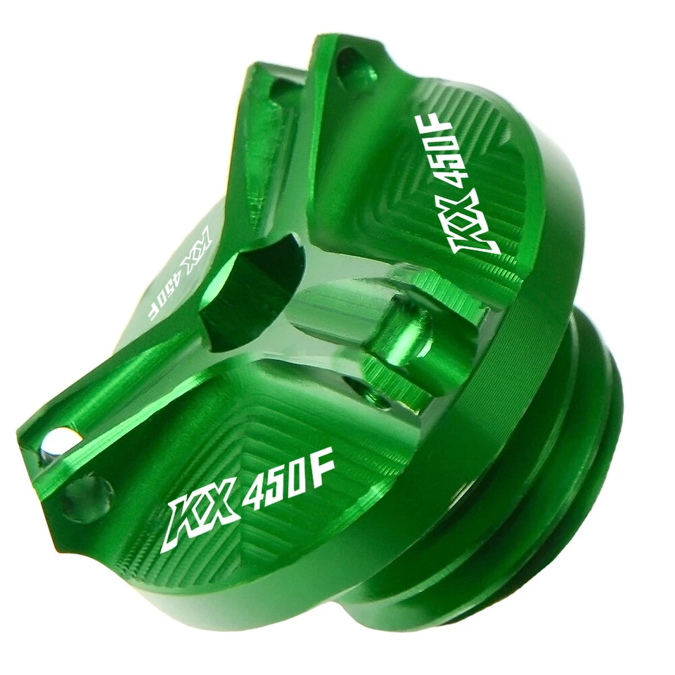 Cubierta del tapón de la taza del filtro de aceite del motor para KAWASAKI KX450F KX 450 F 2006-2018 Foto 2 de 4
