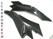 CARBON FIBER LOWER TANK PANELS 08 09 2008 2009 2010 SUZUKI GSXR 600 750