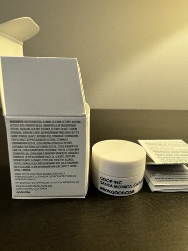 Goop Goopglow Microderm Instant Glow Exfoliator 5 ml .17 oz Travel Size NIB - Picture 3 of 5