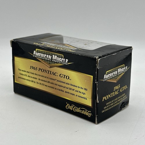 Ertl American Muscle 1965 Pontiac GTO Tiger Gold Die Cast 1:64 Scale Car 32366 - Picture 9 of 12
