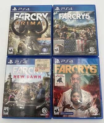 Video GameLot of Playstation PS4 Games Far Cry Primal,