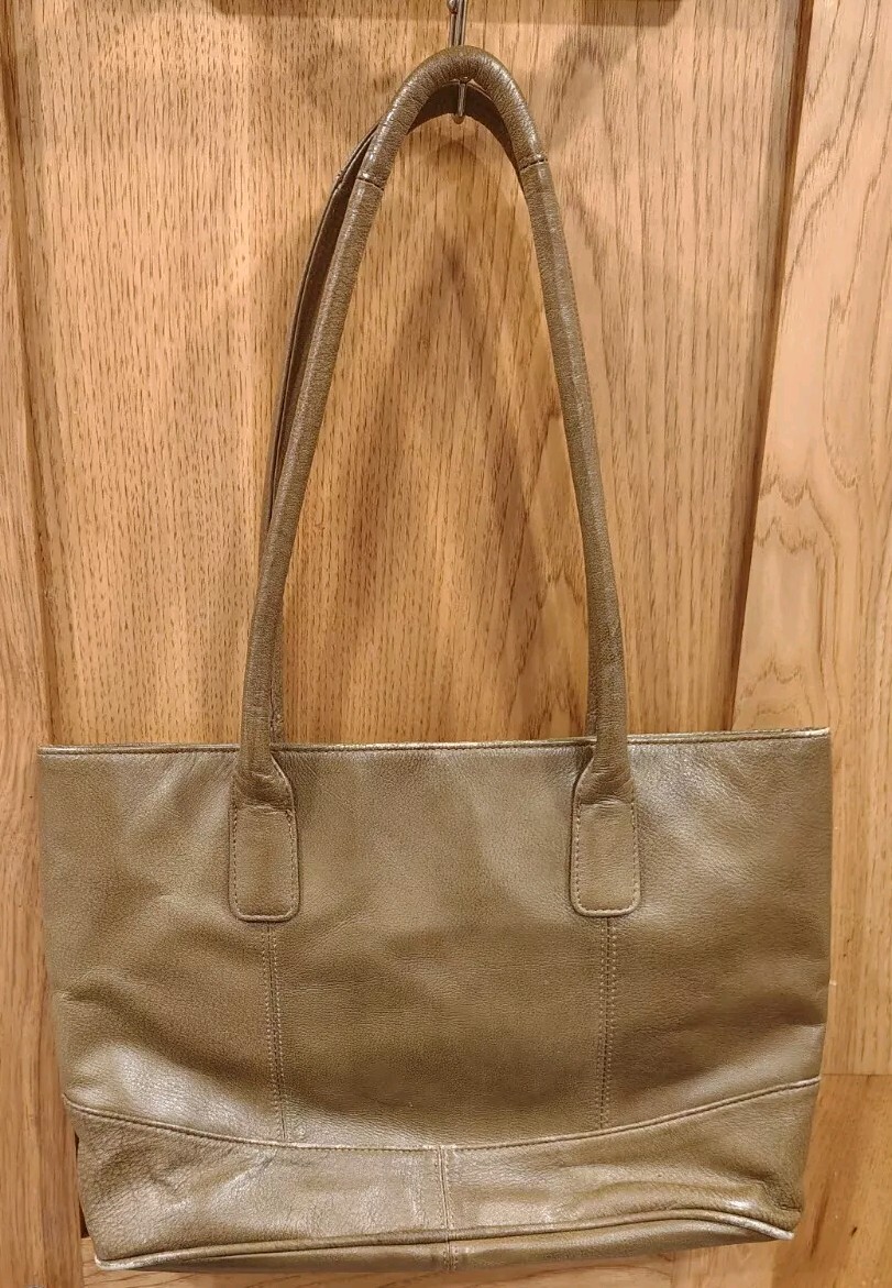 AMERI Leather Handbag Cordovan Brown Leather Shou… - image 1