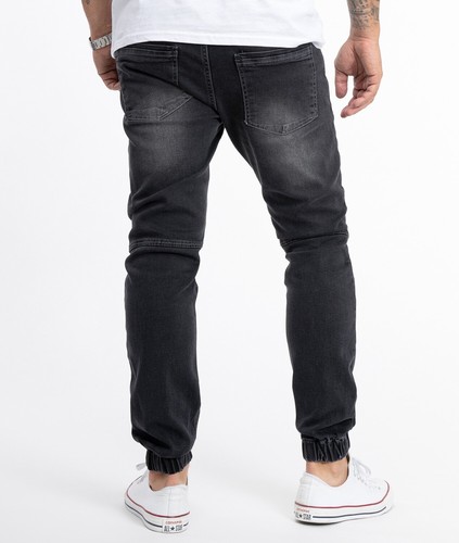 Rock Creek Herren Jeans Hose Sweat-Hose Bikerhose Dunkelgrau Herrenjeans RC-2188 - Bild 4 von 9