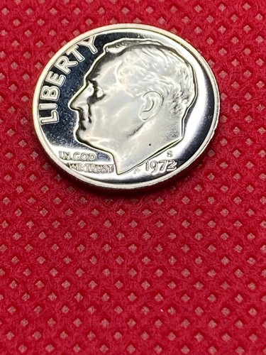 1972-S Roosevelt Dime Gem Quality From Proof - Picture 2 of 4