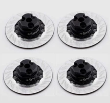 Powerhobby Aluminum Wheel Hub Black FOR Kyosho Fazer MK2