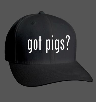 got pigs? - Adult Baseball Cap Hat NEW RARE