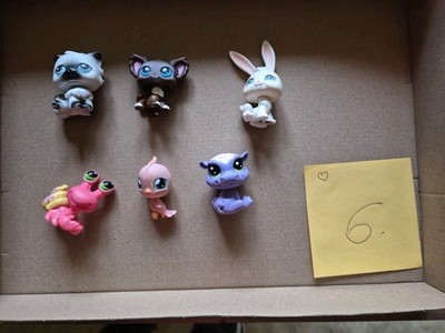 LPS Hasbro  Littlest Pet Shop LPS Portable Pets kitties 6 Stück 