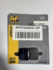 AP RACING BRAKE PADS (PAIR) ORGANIC ROAD/RACE STANDARD FRICTION