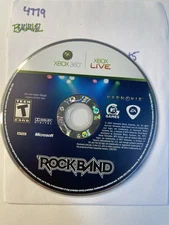 Rock Band (Microsoft Xbox 360, 2007) Disc Only NO USPS TRACKING 4779