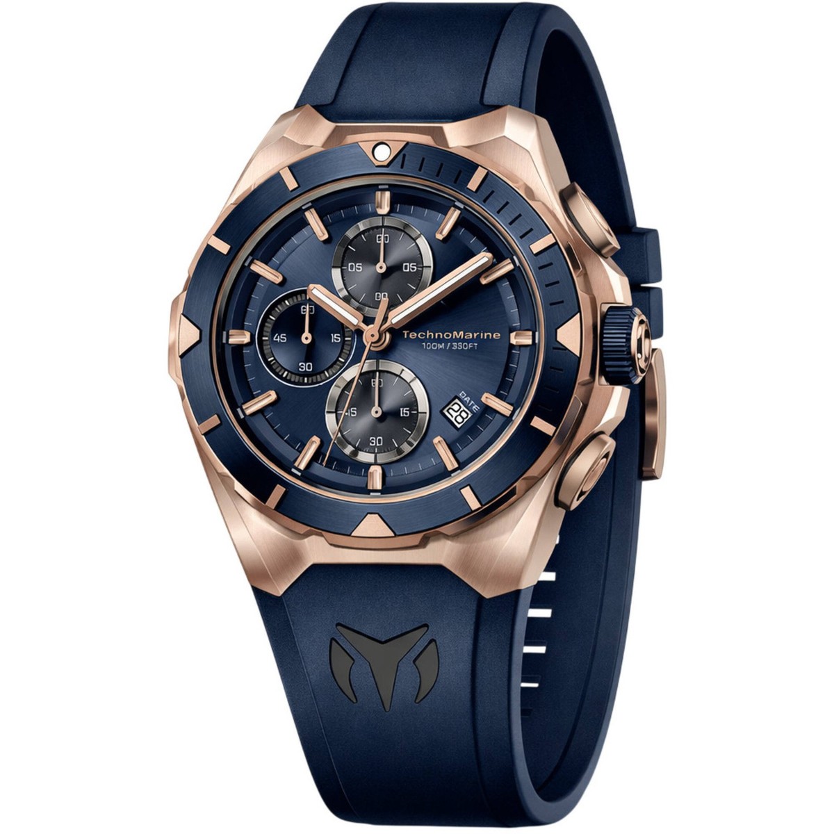 Technomarine Men's Watch Ocean Victory Chrono Dark Blue and Black