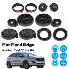 For Ford Edge q Sealing Strip Weather Draft Wind Noise Reduction Door Rubber Kit