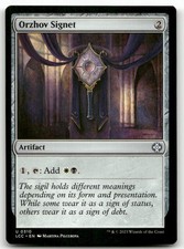 Orzhov Signet C Commander: The Lost Caverns of Ixalan 310 NM