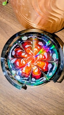 Chromatic Swirl Coaster Set Of 5