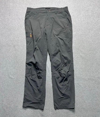 Orvis Technical Pants Mens Medium Charcoal Gray Cargo Hiking Performance Stretch - product listing photo
