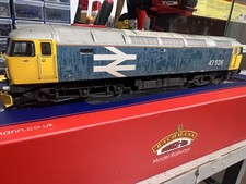 Bachmann 35-421 Class 47/4 47526 BR Blue Large Logo Factory Weathered DCC Fitted
