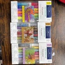 Faber-Castell Gelatos 3 sets of 15 water-soluble color sticks NEW