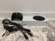 Xbox Series S 1tb White Console with PowerA Controller and Cables