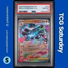 2025 POKEMON PHANTASMAL FLAMES #013/094 MEGA CHARIZARD X EX DOUBLE RARE PSA 10