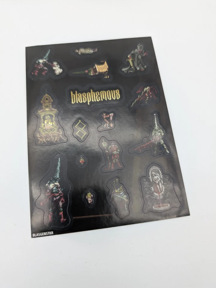 Blasphemous Deluxe Edition (Xbox One, PlayStation 4 PS4, Switch) Inserts Only - Image 2 of 4