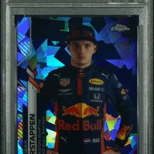 2020 Topps Chrome F1 Max Verstappen Sapphire PSA10 Card Official