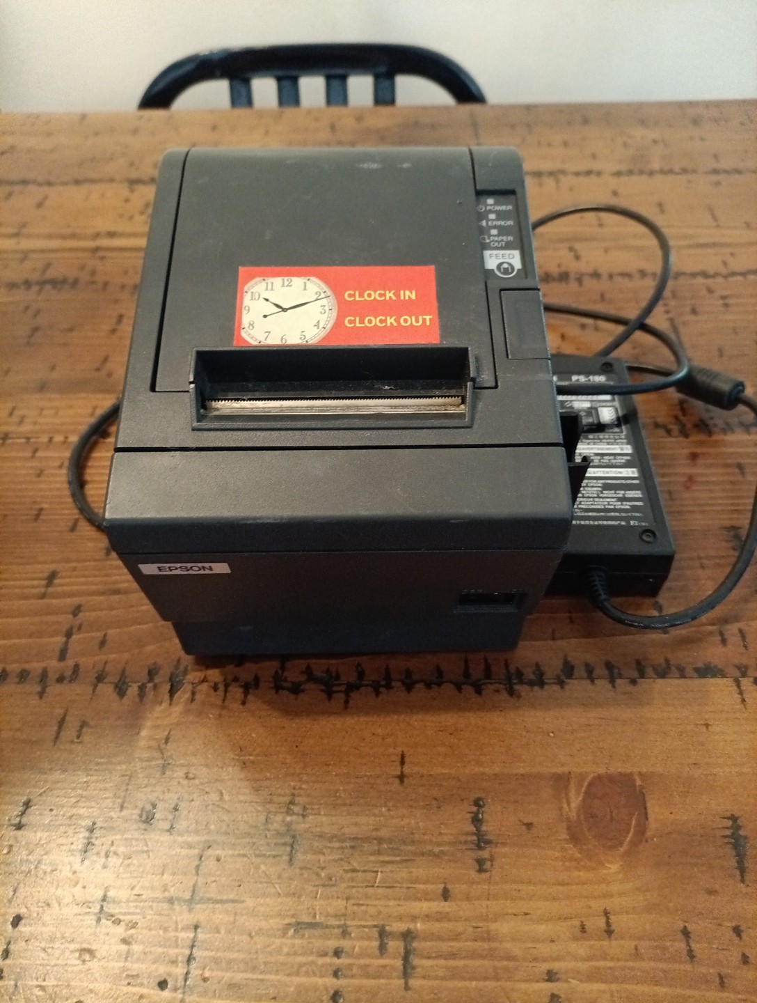 Epson TM-T88IIIP M129C POS Thermal Receipt Printer Parallel W/ Power Supply A10