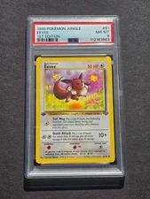 Pokemon PSA 8 1ST EDITION JUNGLE SET EEVEE 51/64 - NM/MINT