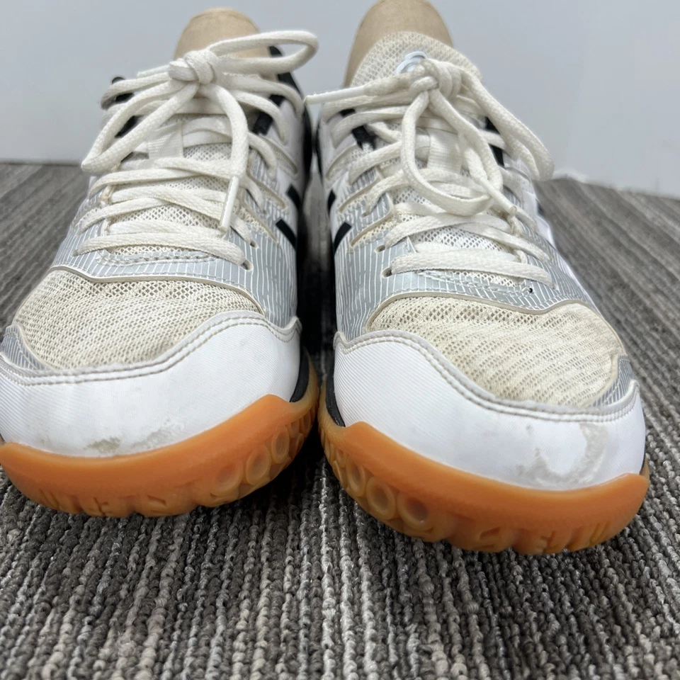 Asics Gel-Rocket 9 Volleyball Shoes Womens 8 White Black Geometric 1072A034 - Image 3 of 4