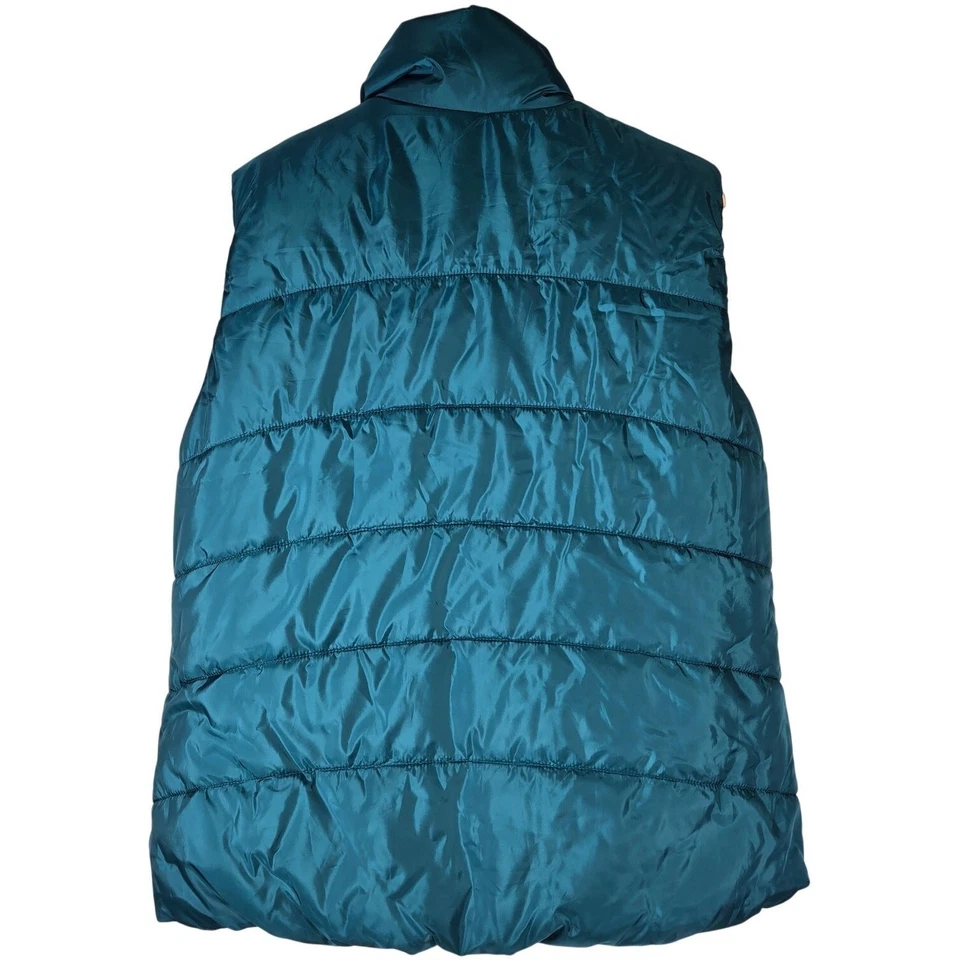 Free Country Ladies Ultrafill Puffer Vest in Steel Teal XL - Image 2 of 4