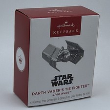 2025 Hallmark Keepsake Star Wars Darth Vader TIE Fighter Hanging Ornament Mini