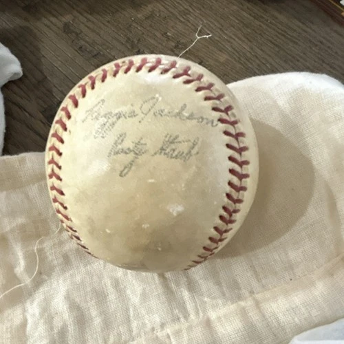 Reggie Jackson , Johnny Bench MLB Autographed Baseball Multiple Signatures