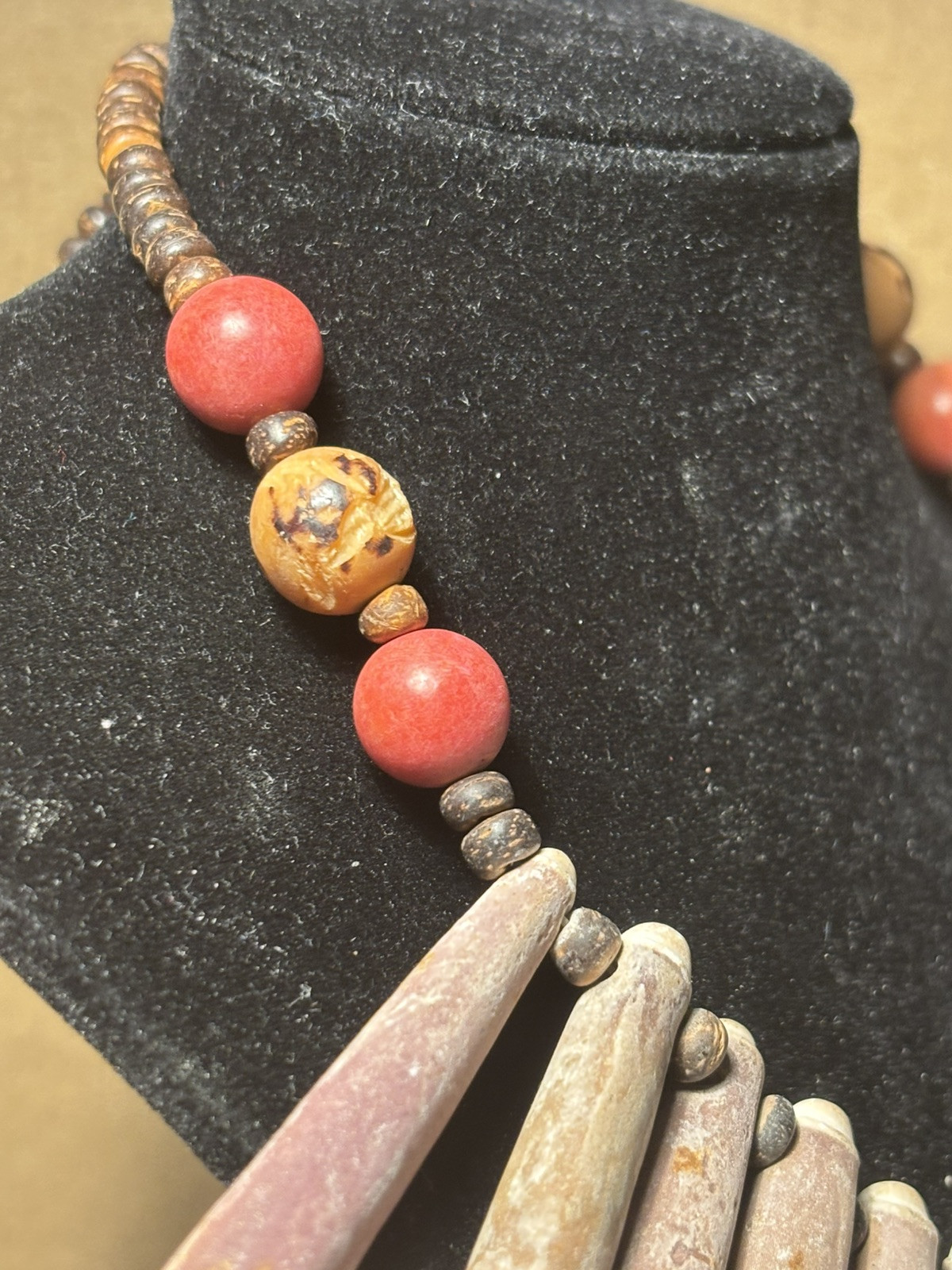 Vintage Agate Statement  Necklace - image 9